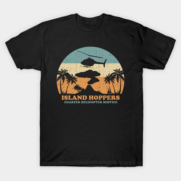 Vintage Retro Magnum PI Island Hoppers T-Shirt by DrawingBarefoot